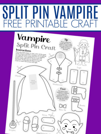 split pin vampire craft printable
