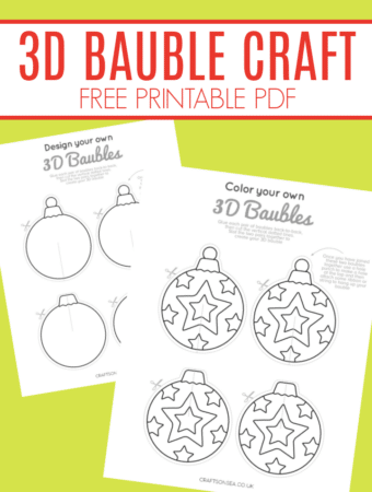 3D bauble printable craft