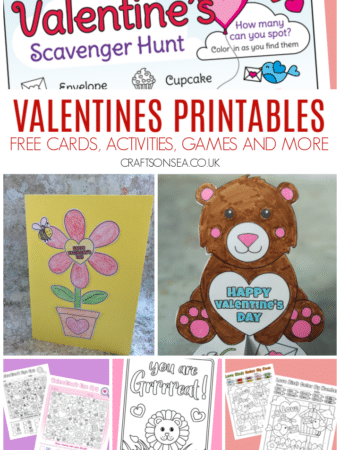 Free Valentines Printables for Kids - Crafts on Sea