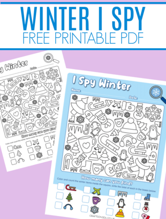 winter i spy free printable
