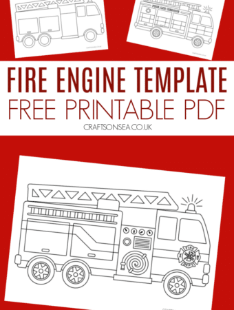 fire engine template free
