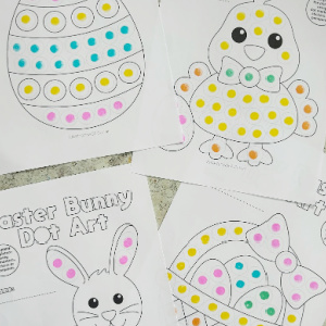free easter dot marker fine motor activity