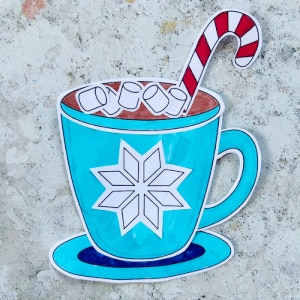 printable cut and paste hot chocolate craft