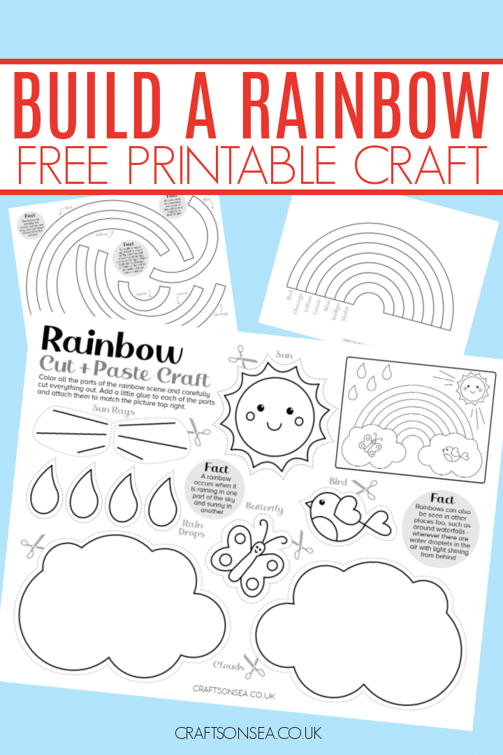 build a rainbow craft