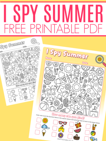 i spy summer printable sheets