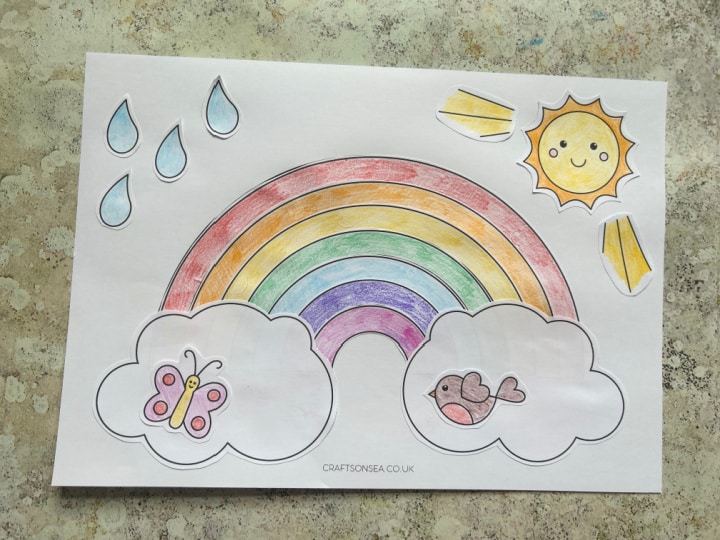 rainbow craft for kids