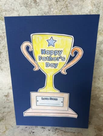 fathers day trophy craft