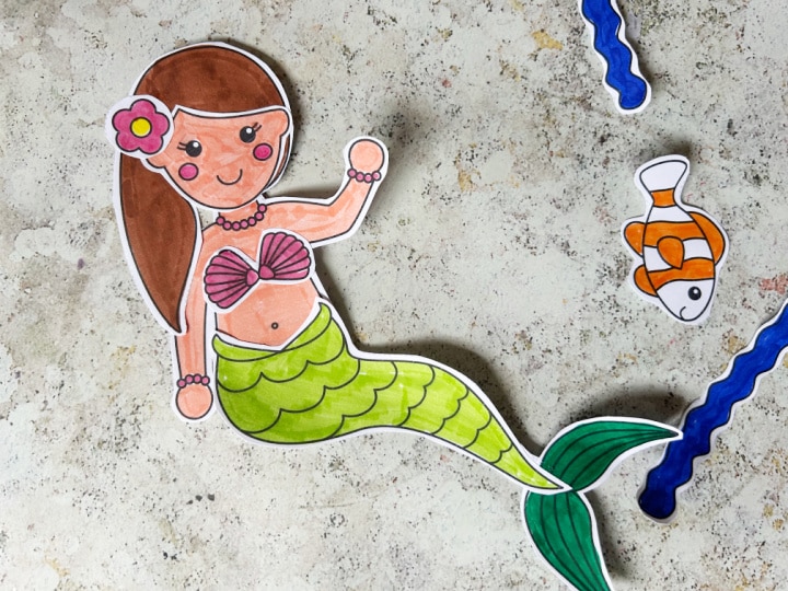 mermaid craft for kids