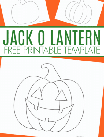 Jack O Lantern Craft Template Printable