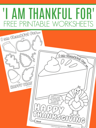 i am thankful for printable worksheets thanksgiving activity for kids