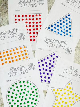 shapes dot marker printables