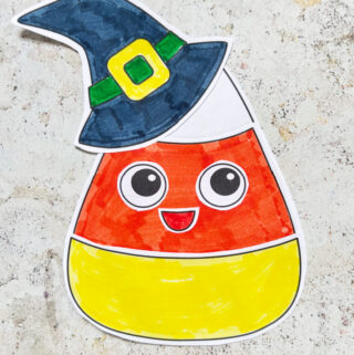 candy corn craft for kids