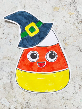 candy corn craft for kids