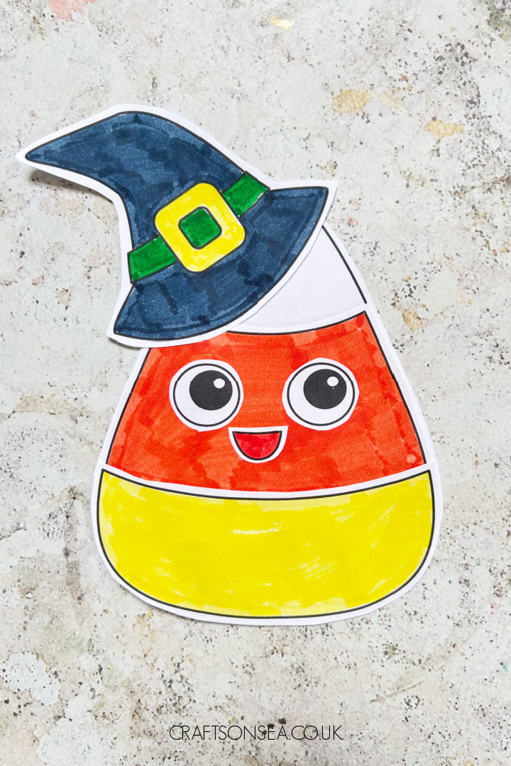 candy corn craft for kids